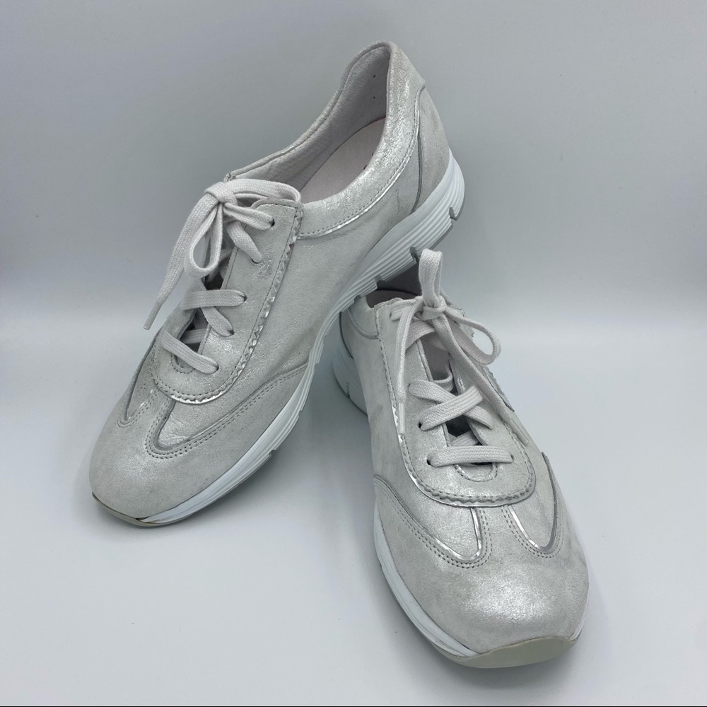 Mephisto Yael Silver Sneakers